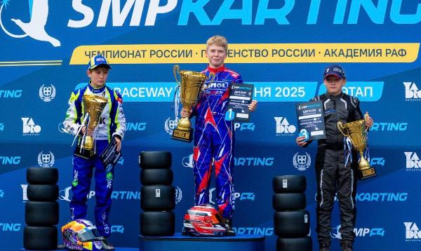 Попов Денис занял 3 место в Первенстве России по картингу